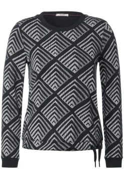Shirt mit Grafikprint black
