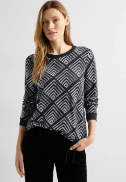 Shirt mit Grafikprint black