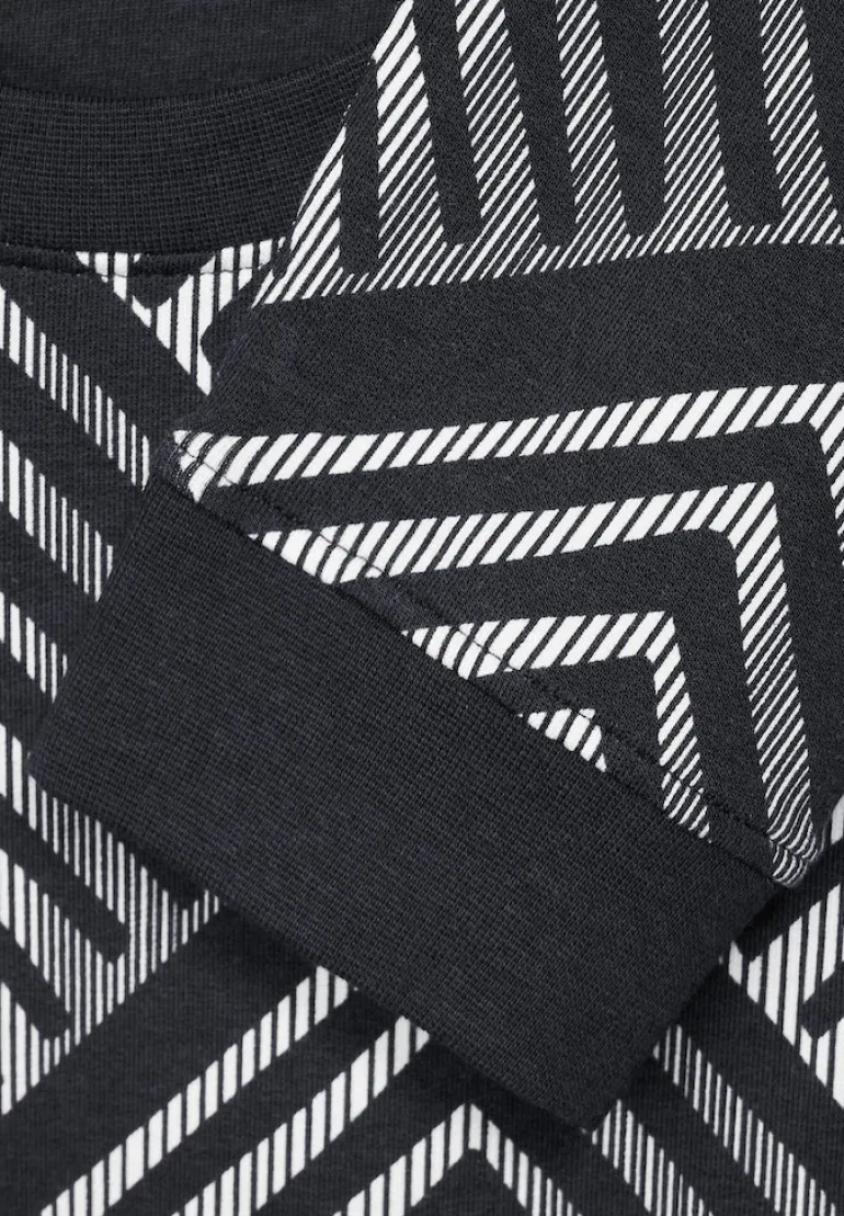 Shirt mit Grafikprint black