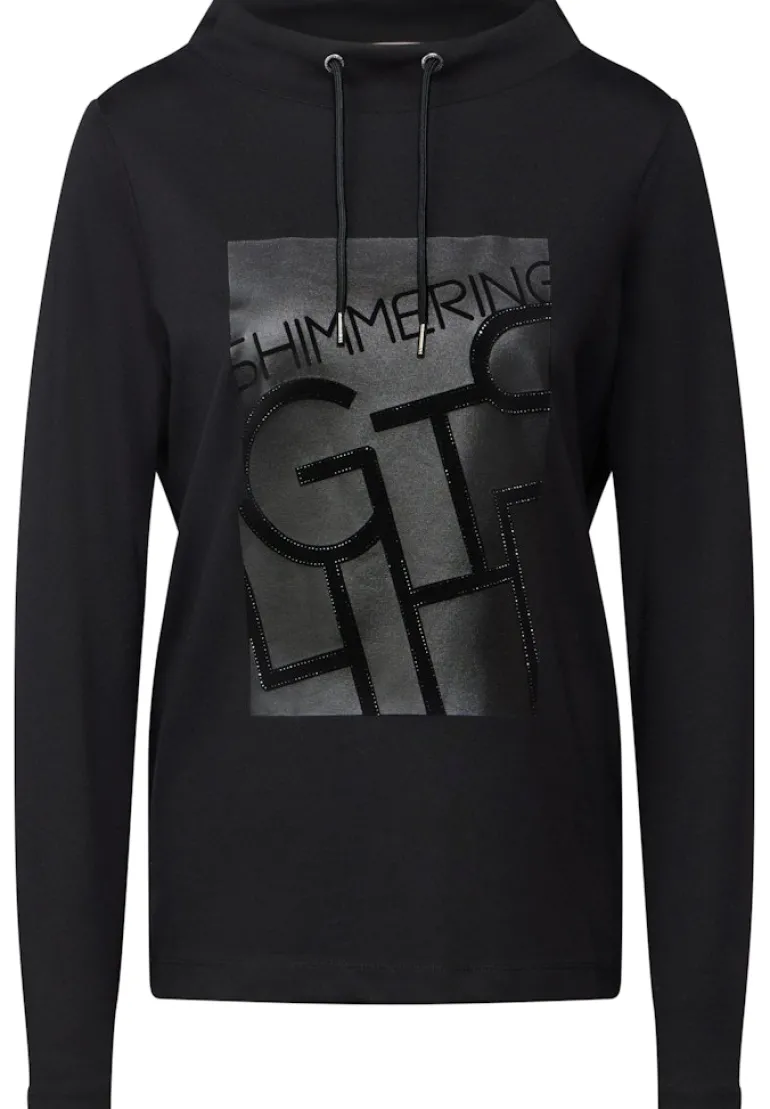 Shirt mit Print black