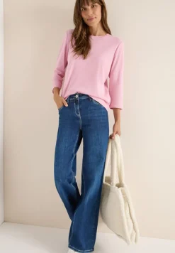 Shirt mit Rippstruktur blossom glow
