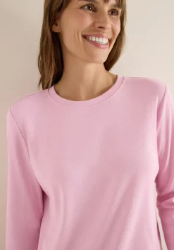 Shirt mit Rippstruktur blossom glow