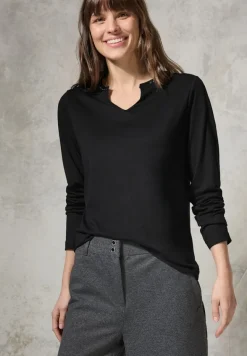 Shirt mit Schmucksteinchen black