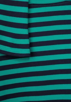 Shirt mit Streifenmuster smaragd green