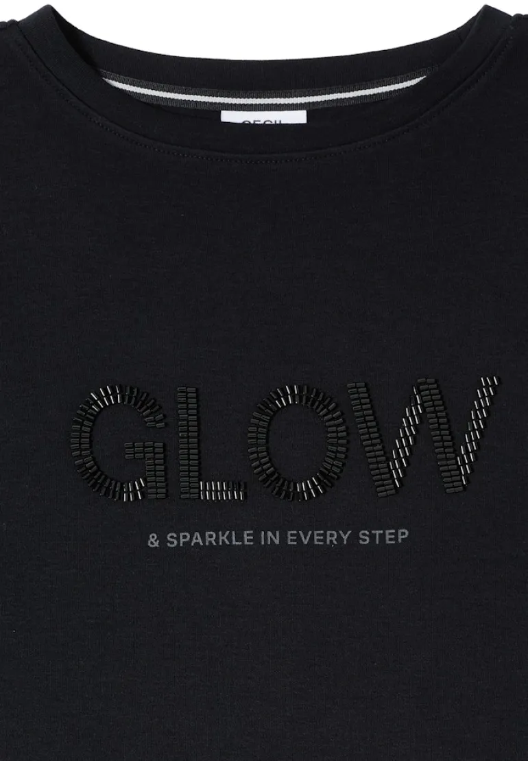 Shirt mit Wording black
