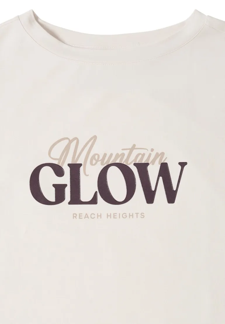 Shirt mit Wording light greige