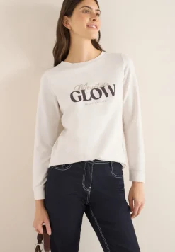 Shirt mit Wording light greige