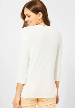 Shirt mit Wordingprint vanilla white