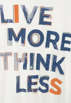 Shirt mit Wordingprint vanilla white