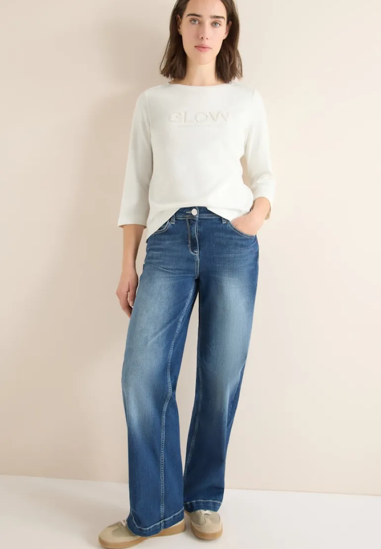 Shirt mit Wording vanilla white