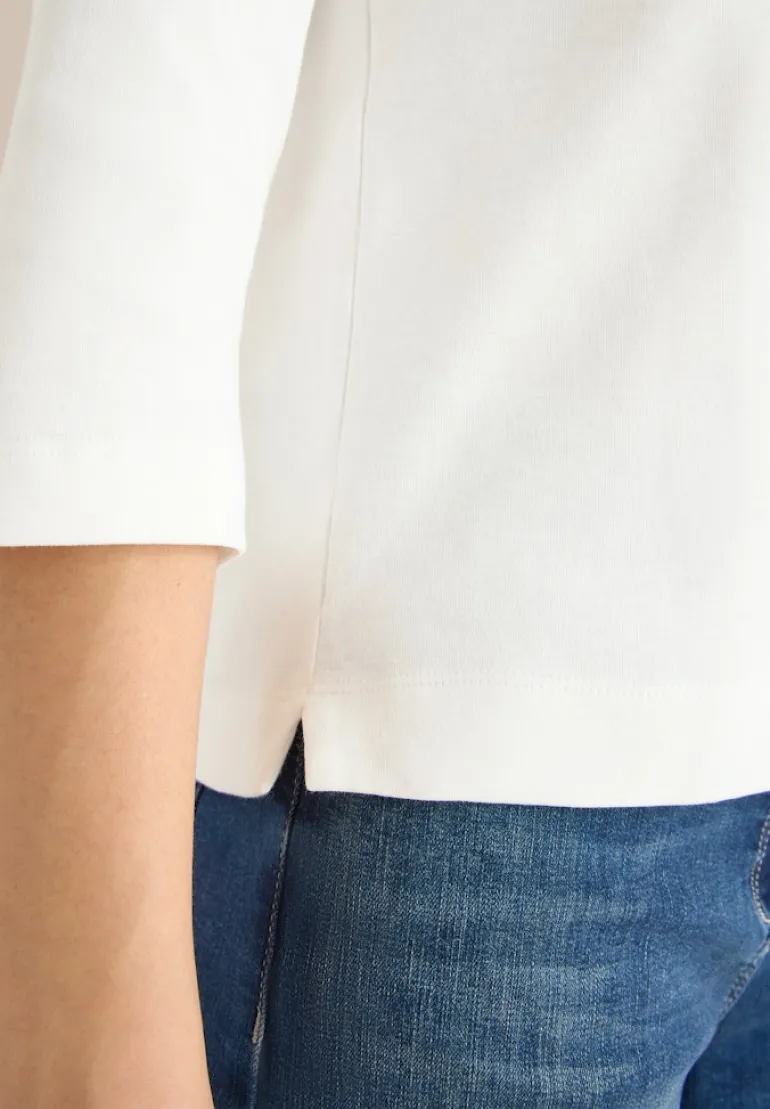 Shirt mit Wording vanilla white