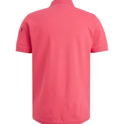 Short sleeve polo Trackway paradise pink