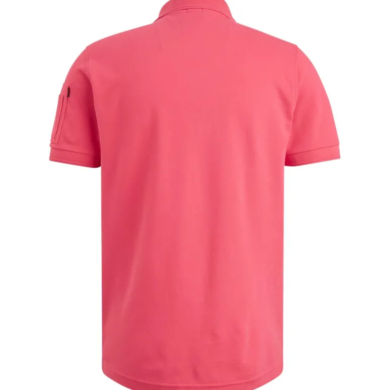 Short sleeve polo Trackway paradise pink