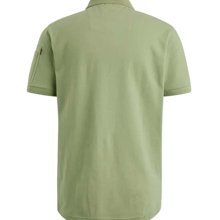Short sleeve polo Trackway sage