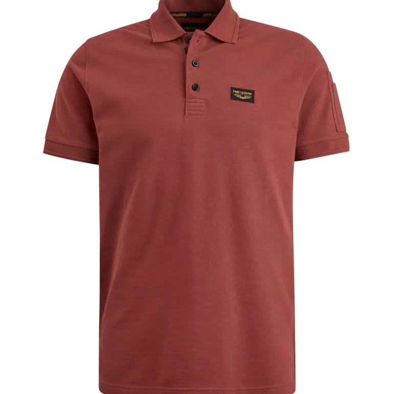 Short sleeve polo Trackway spiced apple