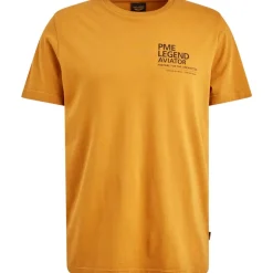 Short sleeve r-neck single jersey buckthorne brown