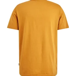 Short sleeve r-neck single jersey buckthorne brown