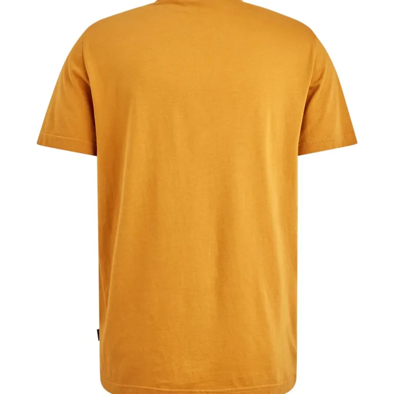 Short sleeve r-neck single jersey buckthorne brown