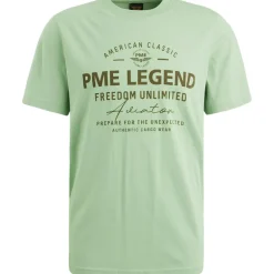 Short sleeve r-neck single jersey quiet green