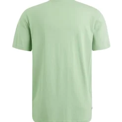 Short sleeve r-neck single jersey quiet green