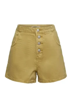 Shorts mit Knopfleiste olive