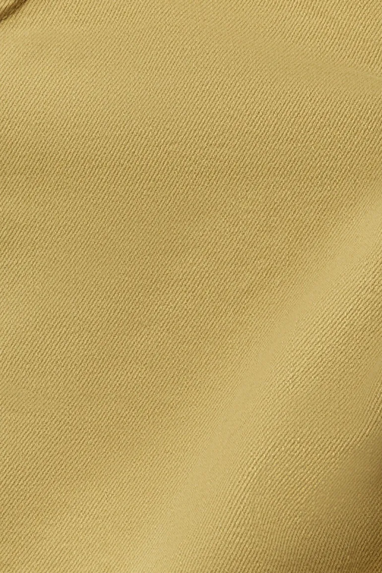 Shorts mit Knopfleiste olive