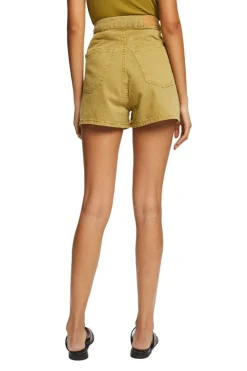 Shorts mit Knopfleiste olive