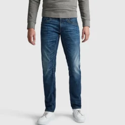 SKYMASTER SOFT GREEN CAST dark indigo denim