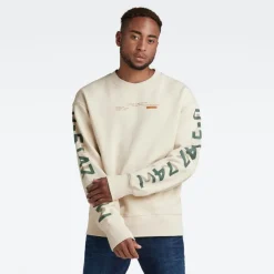 Sleeve graphics loose r sw dk talc