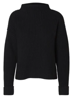 SLFSELMA LS KNIT PULLOVER NOOS black