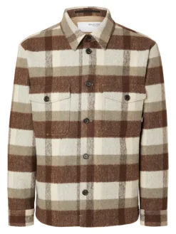 SLHARCHIVE OVERSHIRT NOOS elephant skin