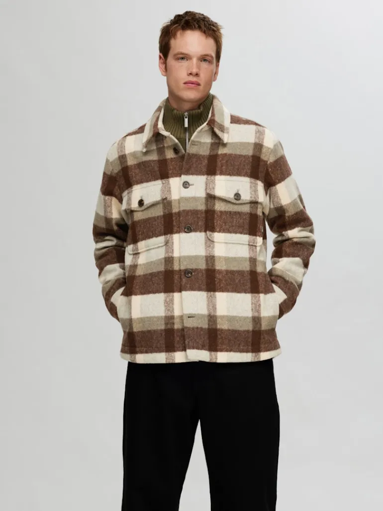 SLHARCHIVE OVERSHIRT NOOS elephant skin