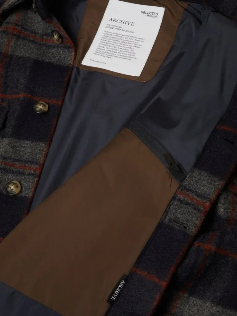 SLHARCHIVE OVERSHIRT NOOS navy blazer