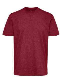 SLHCOLMAN SS O-NECK TEE NOOS cameo rose
