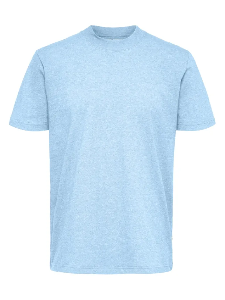 SLHCOLMAN SS O-NECK TEE NOOS cashmere blue
