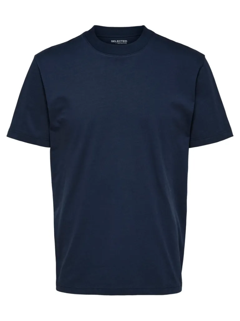 SLHCOLMAN SS O-NECK TEE NOOS navy blazer