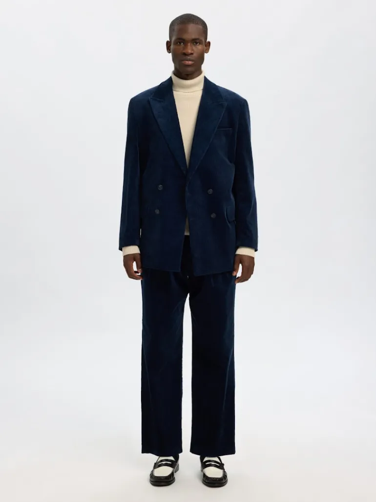 SLHDANE LS KNIT STRUCTURE ROLL NECK NOOS oatmeal