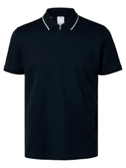 SLHFAVE SPORT ZIP SS POLO NOOS sky captain