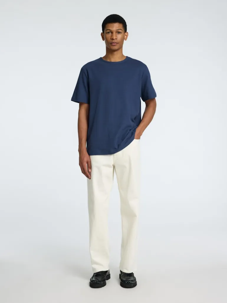 SLHJOSEPH PIQUE SS O-NECK TEE oceana