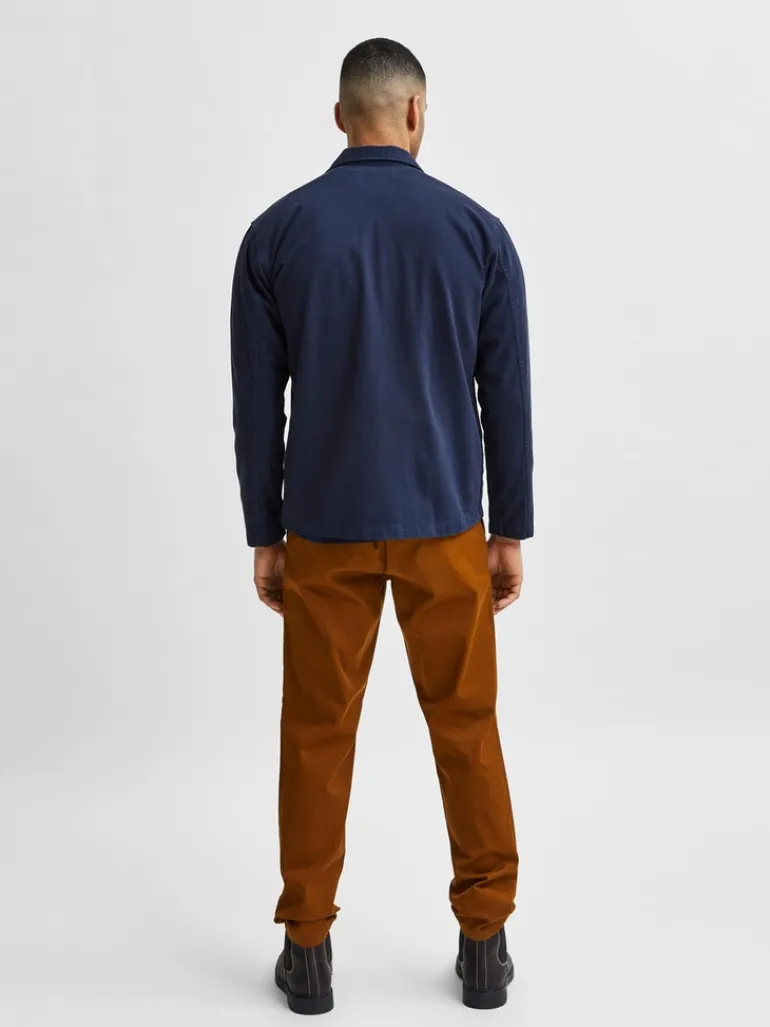 SLHLOOSETONY OVERSHIRT LS W NOOS navy blazer