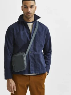 SLHLOOSETONY OVERSHIRT LS W NOOS navy blazer