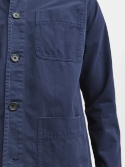 SLHLOOSETONY OVERSHIRT LS W NOOS navy blazer