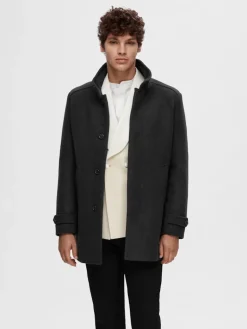 SLHNEW REUBEN COAT NOOS black