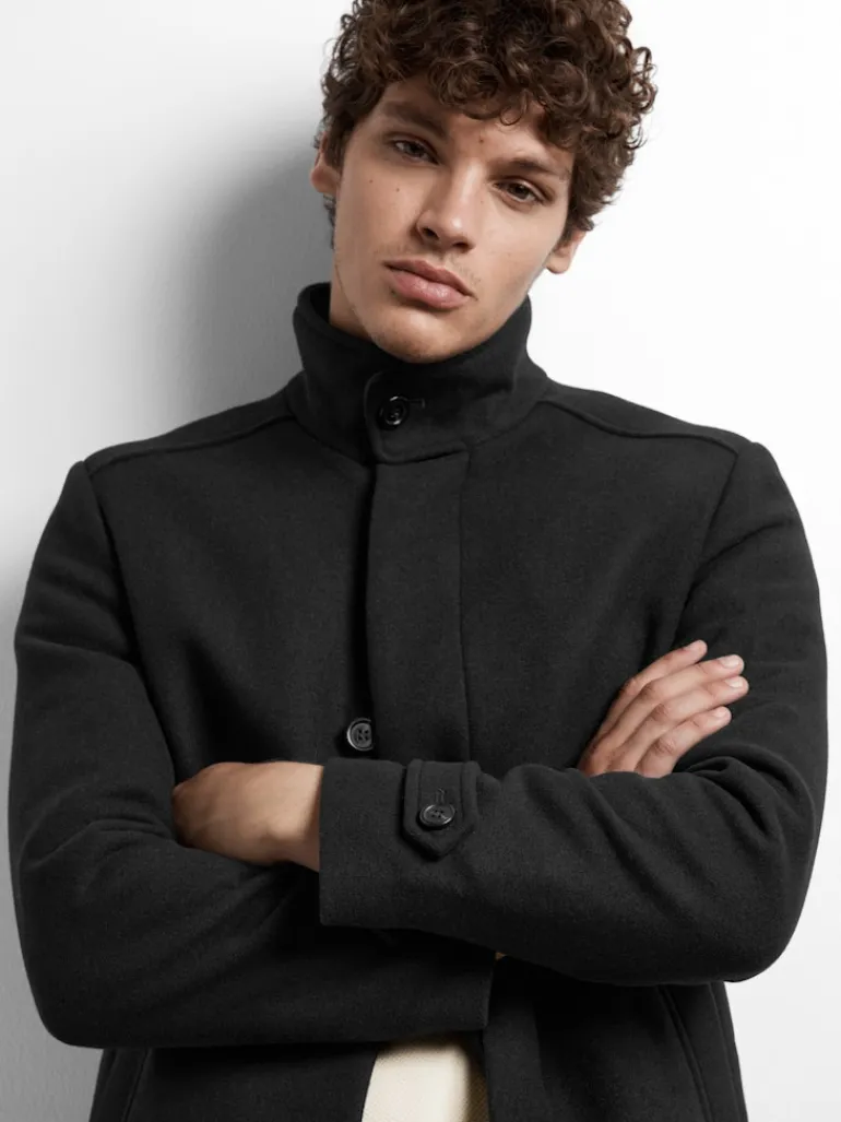 SLHNEW REUBEN COAT NOOS black