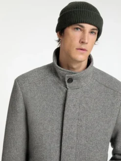 SLHNEW REUBEN COAT NOOS light grey melange