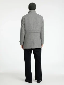 SLHNEW REUBEN COAT NOOS light grey melange