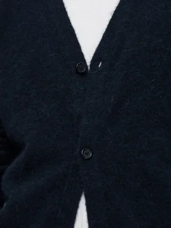 SLHRAI LS KNIT BUTTON CARDIGAN sky captain