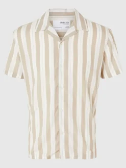 SLHREG-AIR SHIRT SS MIX pure cashmere