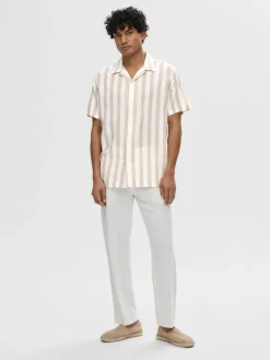 SLHREG-AIR SHIRT SS MIX pure cashmere