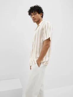 SLHREG-AIR SHIRT SS MIX pure cashmere